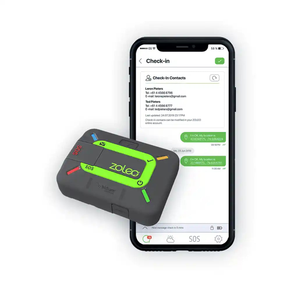 ZOLEO satellite communicator for hikers, adventurers, and remote area safety