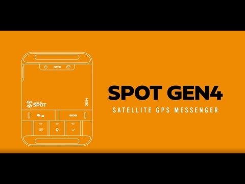 Spot Gen4 with globalstar satellite coverage and GPS location tracking